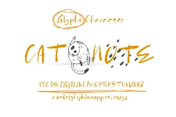 Catnote font