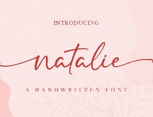 Natalie font