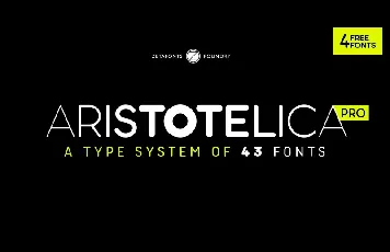 Aristotelica Pro Family font