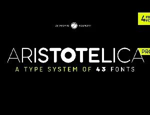 Aristotelica Pro Family font
