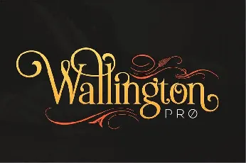 The Wallington Pro font