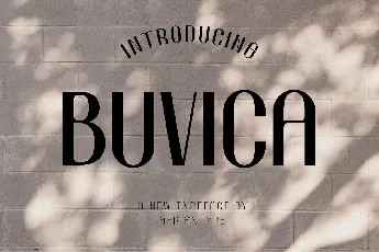 Buvica font