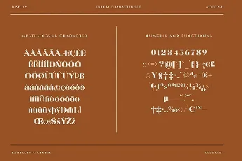 Frenia font