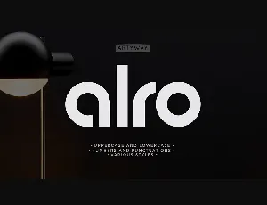 Alro font