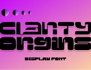 Clarity Origins font