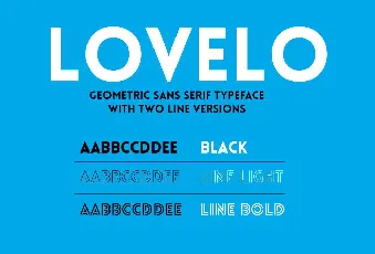 Lovelo font