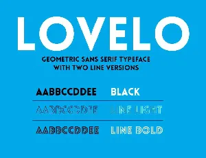 Lovelo font