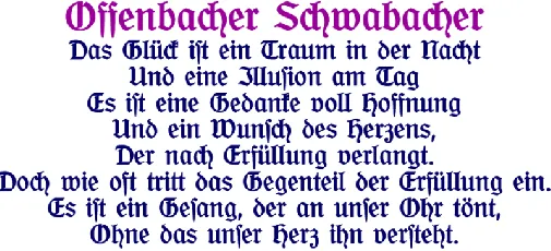 OffenbacherSchwabacherCAT font