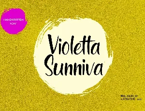 Violetta Sunniva font