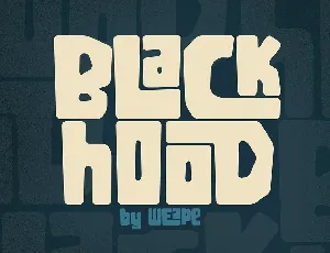 Blackhood font