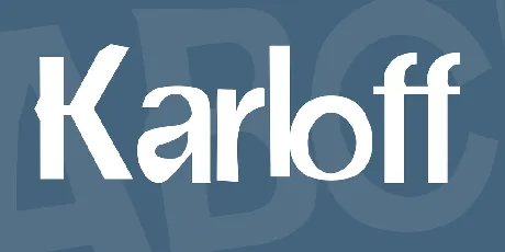 Karloff font