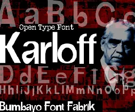 Karloff font