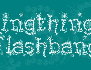 Kingthings Flashbang font