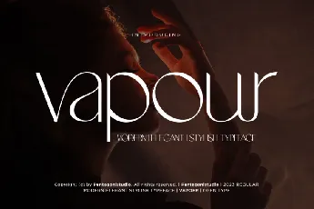 Vapour font