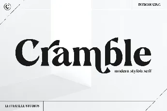 Cramble Typeface font