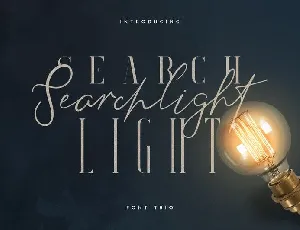 Searchlight font