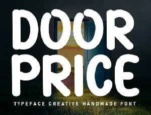 Door Price Display font