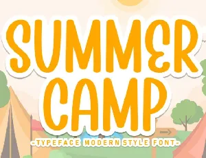 Summer Camp Script Typeface font