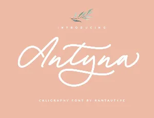 Antyna font