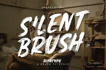 Silent Brush font