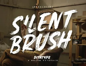 Silent Brush font