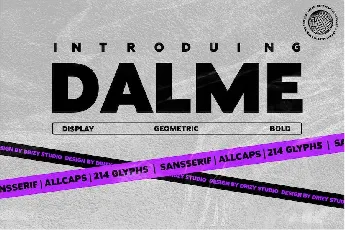 Dalme font