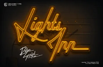 UT Ligths Inn Demo font