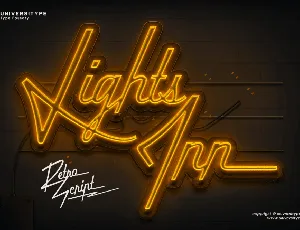 UT Ligths Inn Demo font