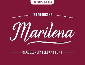 Marilena font