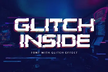 Glitch Inside font