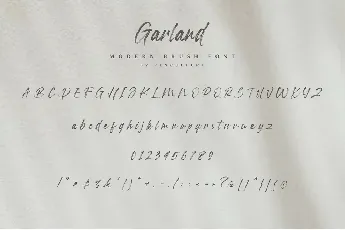 Garland font