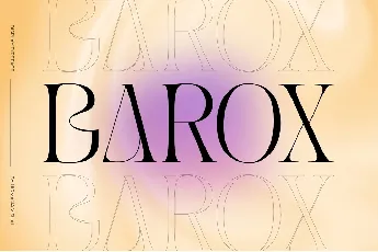 Barox - Demo Version font