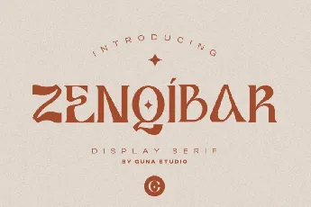 Zenqibar font