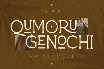 Qumoru Genochi font