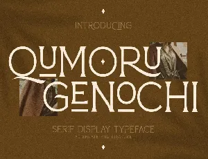 Qumoru Genochi font