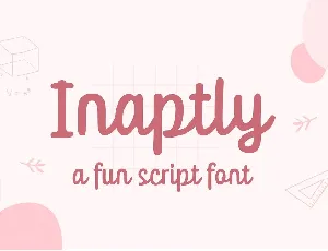 Inaptly font