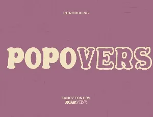 Popovers font