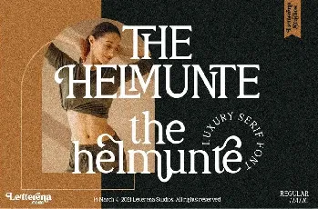 The Helmunte Serif font