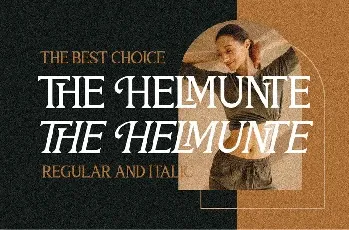 The Helmunte Serif font