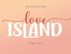 Love Island Duo font