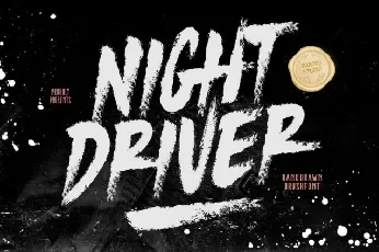 Night Driver font