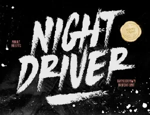 Night Driver font