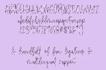 Amethyst Handwritten font