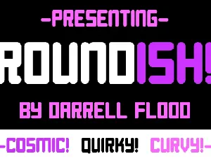 Roundish font