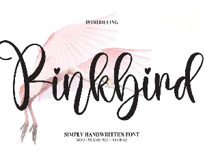 Pinkbird font