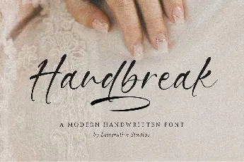 Handbreak font