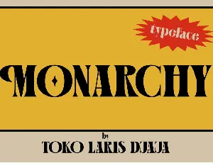 Monarchy DEMO font