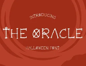 The Oracle font