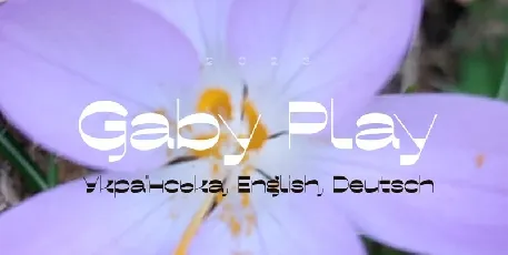 IT Gaby Play font