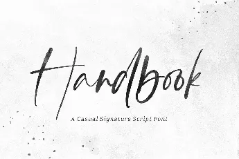 Handbook Typeface font